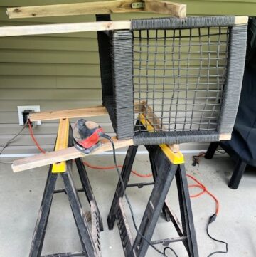 Teak Furniture Restoration Hope This Werks Teak Chair sand Teak Chair getting sanded on saw horses