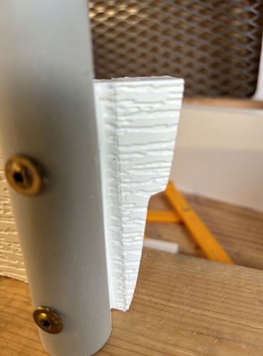 Filler pieces for the back walls