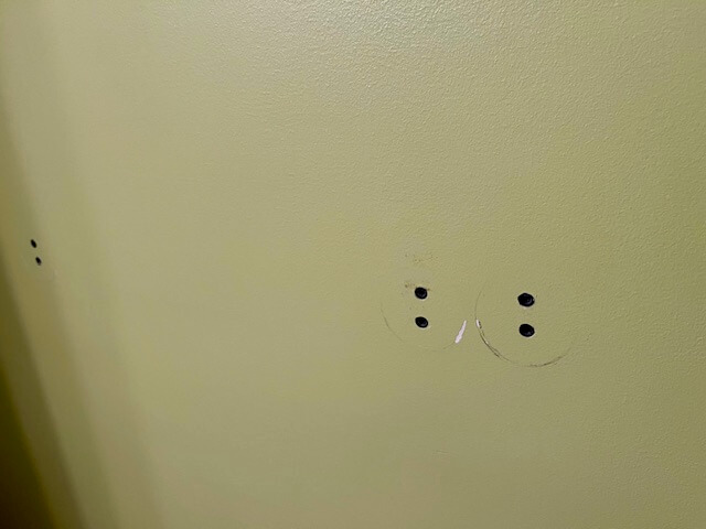 holes in the wall