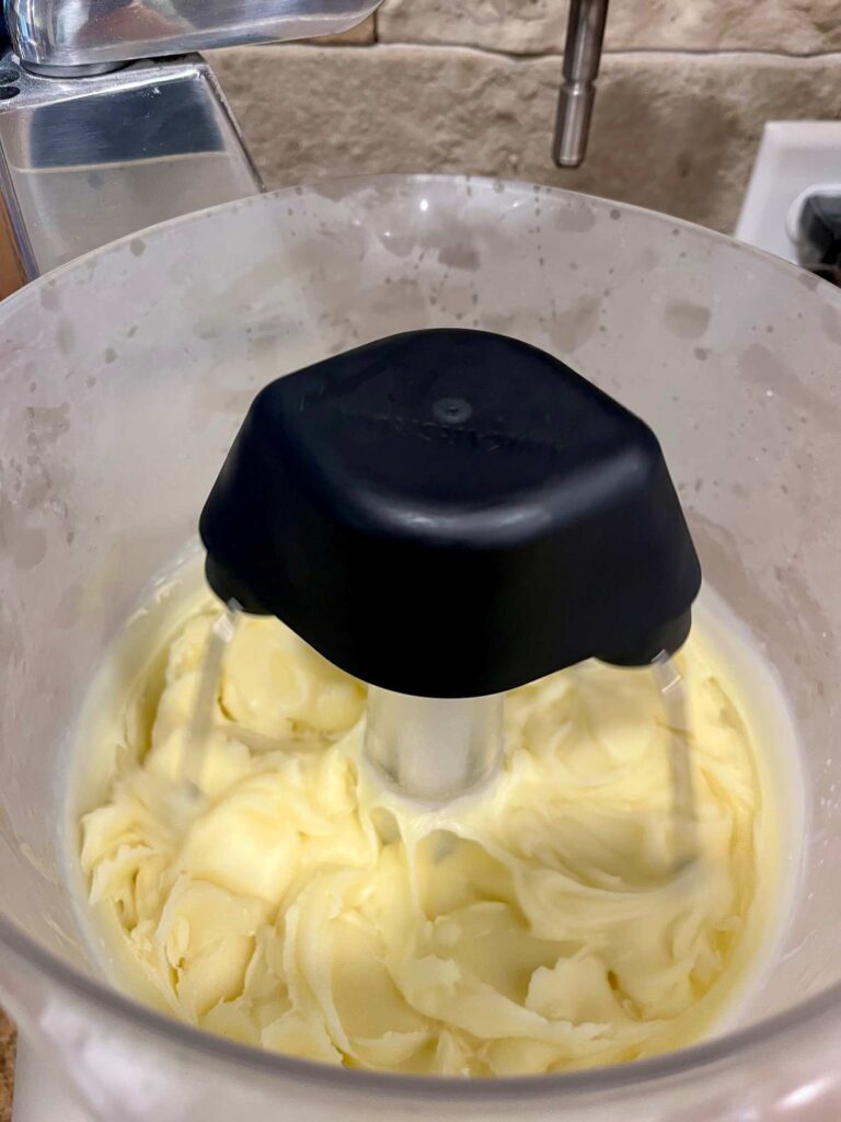 Mixer with tallow balm