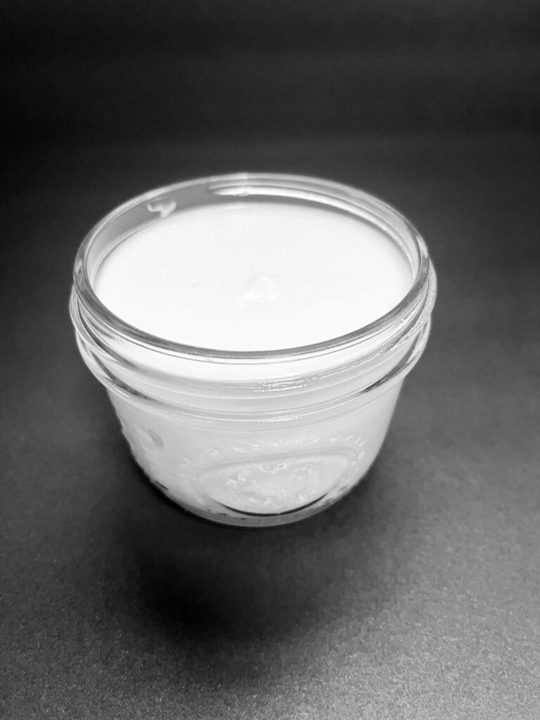 Jar of tallow balm