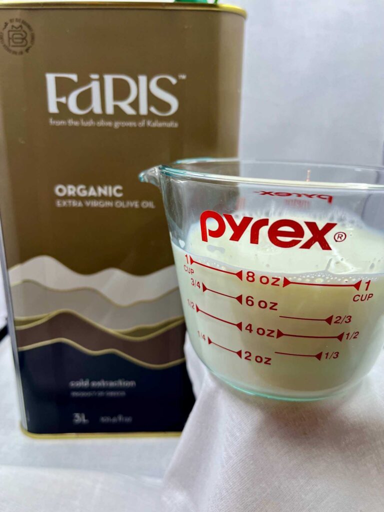 milk and oil