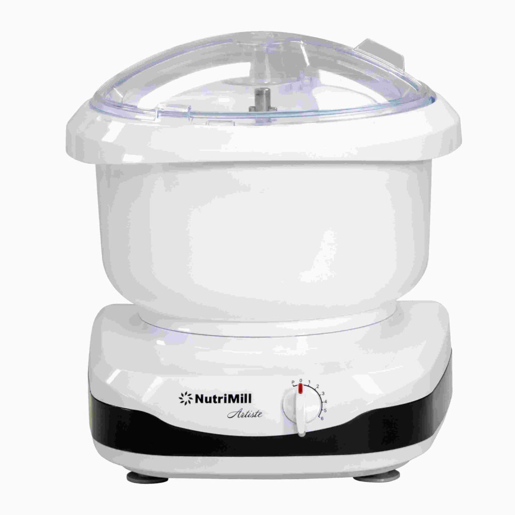 Mixer for fresh milled flour