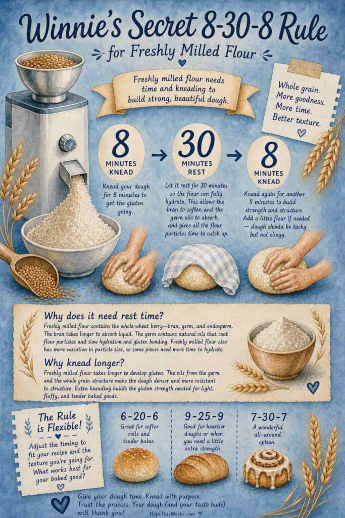 Chart for Fresh Milled FLour - 8-30-8 Trick