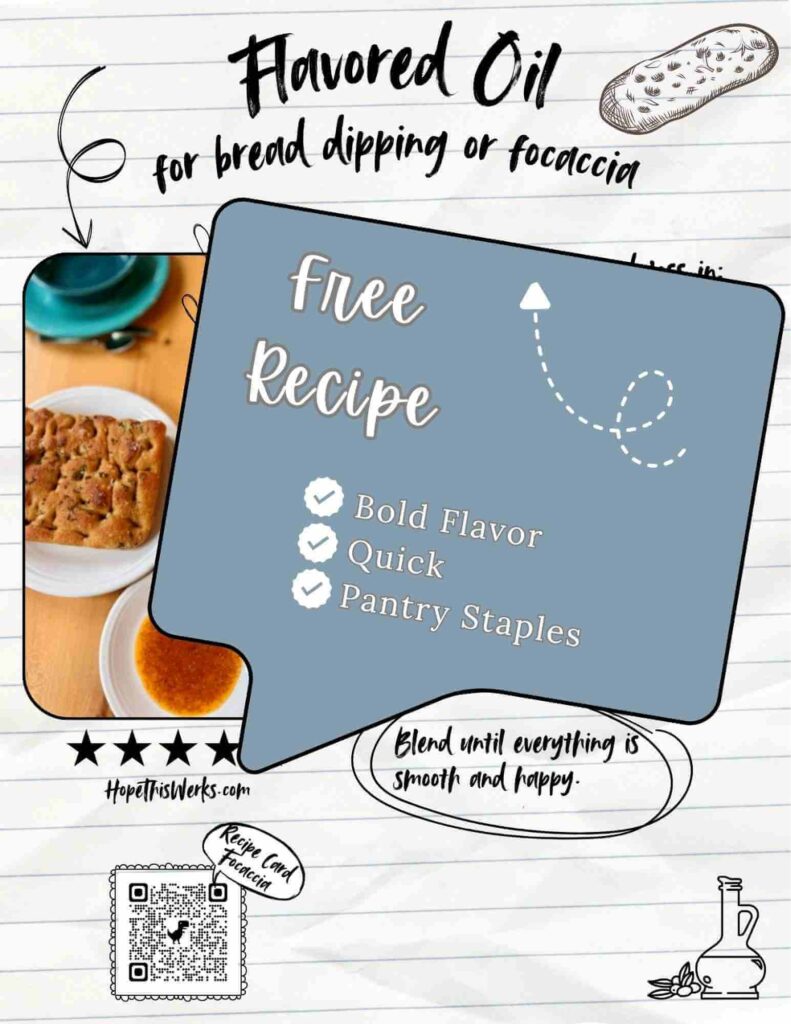 Picture of recipe for flavored oil
